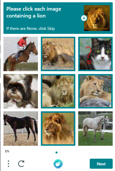 So, I am only human if I don't say this cat is a lion....