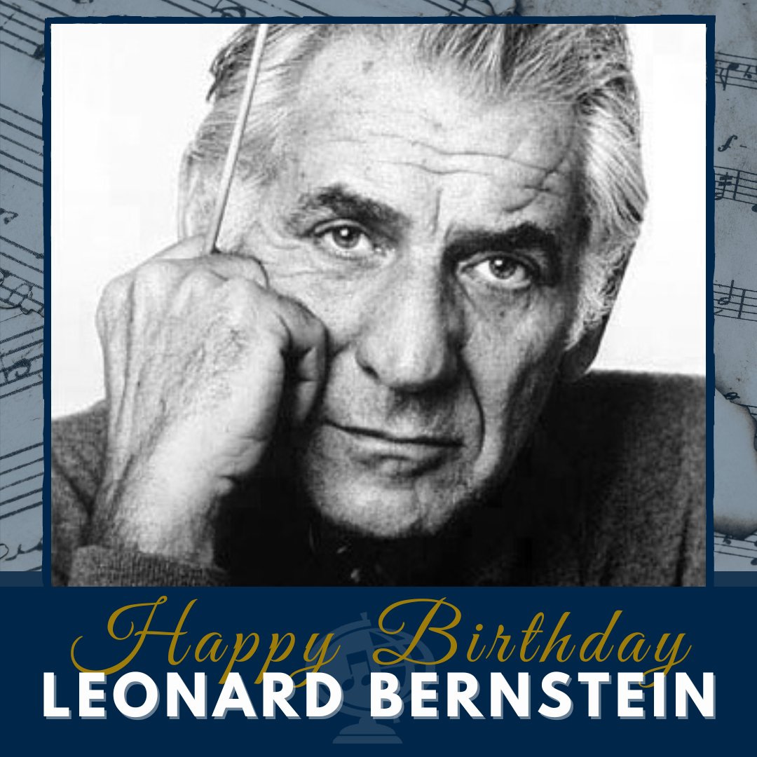 MusicCelebrate's tweet photo. Happy 104th birthday to Leonard Bernstein!
Check out some great tours to celebrate Leonard Bernstein! https://t.co/1M4UoDeFB1
https://t.co/25bTUxqE4M
#MusicCanChangeTheWorld #ConcertToursWithIntegrity https://t.co/tsP6vpzhmf