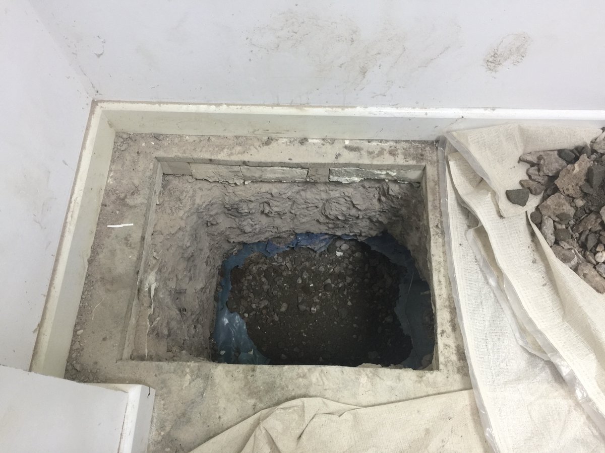 HydanLtd's tweet photo. Another Installation this time a Big safe requires a Huge hole. #Hydan #Clubman #Safes #Professionals #Installations #Floorsafe #madeinbritain https://t.co/qjGnNicrEN