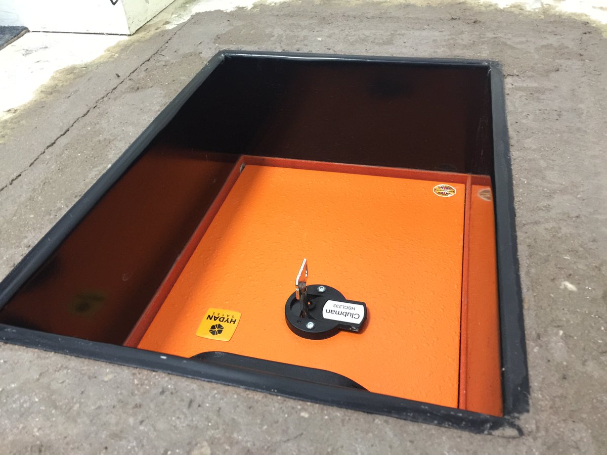 HydanLtd's tweet photo. Another Installation this time a Big safe requires a Huge hole. #Hydan #Clubman #Safes #Professionals #Installations #Floorsafe #madeinbritain https://t.co/qjGnNicrEN