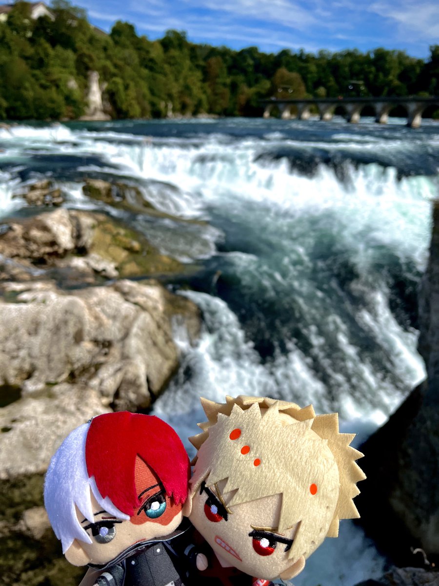 icariancas's tweet photo. i hope tdbk appreciate the effort i went through to get this pic 😂🥶 i felt my knees buckle from all the vertical stairs #rhinefall 🇨🇭 https://t.co/MajuzYzQJB
