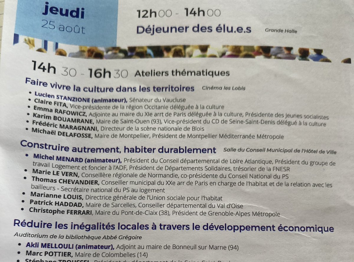 cferrari_38's tweet photo. Je m'exprimais aujourd'hui à Blois lors du séminaire #FNESER @maisondeselus et de sa table-ronde sur le #logement : "Construire autrement, habiter durablement".
L'occasion également de retrouver bon nombre d'élus et d'échanger avec @CaroleDelga, @faureolivier, @MDelafosse. https://t.co/SkelbrBx2e