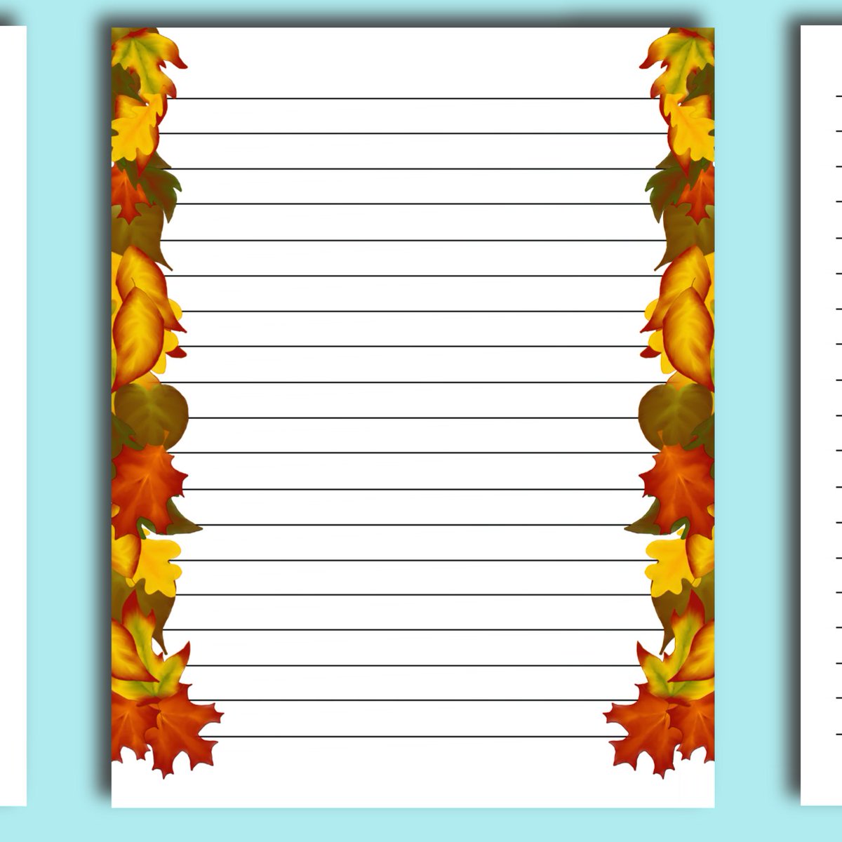 MaskedBandit58's tweet image. Digital journal paper with leaf borders. Only a $1 max! There is smaller sizes available via my store link.

#falljournal #journal #autumnpaper #BackToSchool #digitalpaper #autumnjournalpaper #fallpaper #decorativepaper #fallvibes #autumnvibes #autumncolors #autumncolors #art
