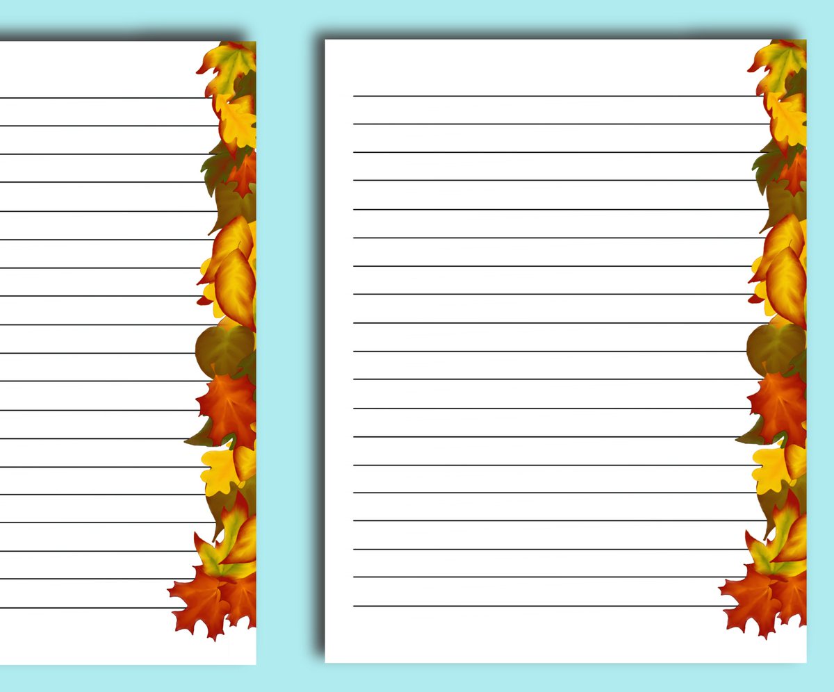 MaskedBandit58's tweet image. Digital journal paper with leaf borders. Only a $1 max! There is smaller sizes available via my store link.

#falljournal #journal #autumnpaper #BackToSchool #digitalpaper #autumnjournalpaper #fallpaper #decorativepaper #fallvibes #autumnvibes #autumncolors #autumncolors #art