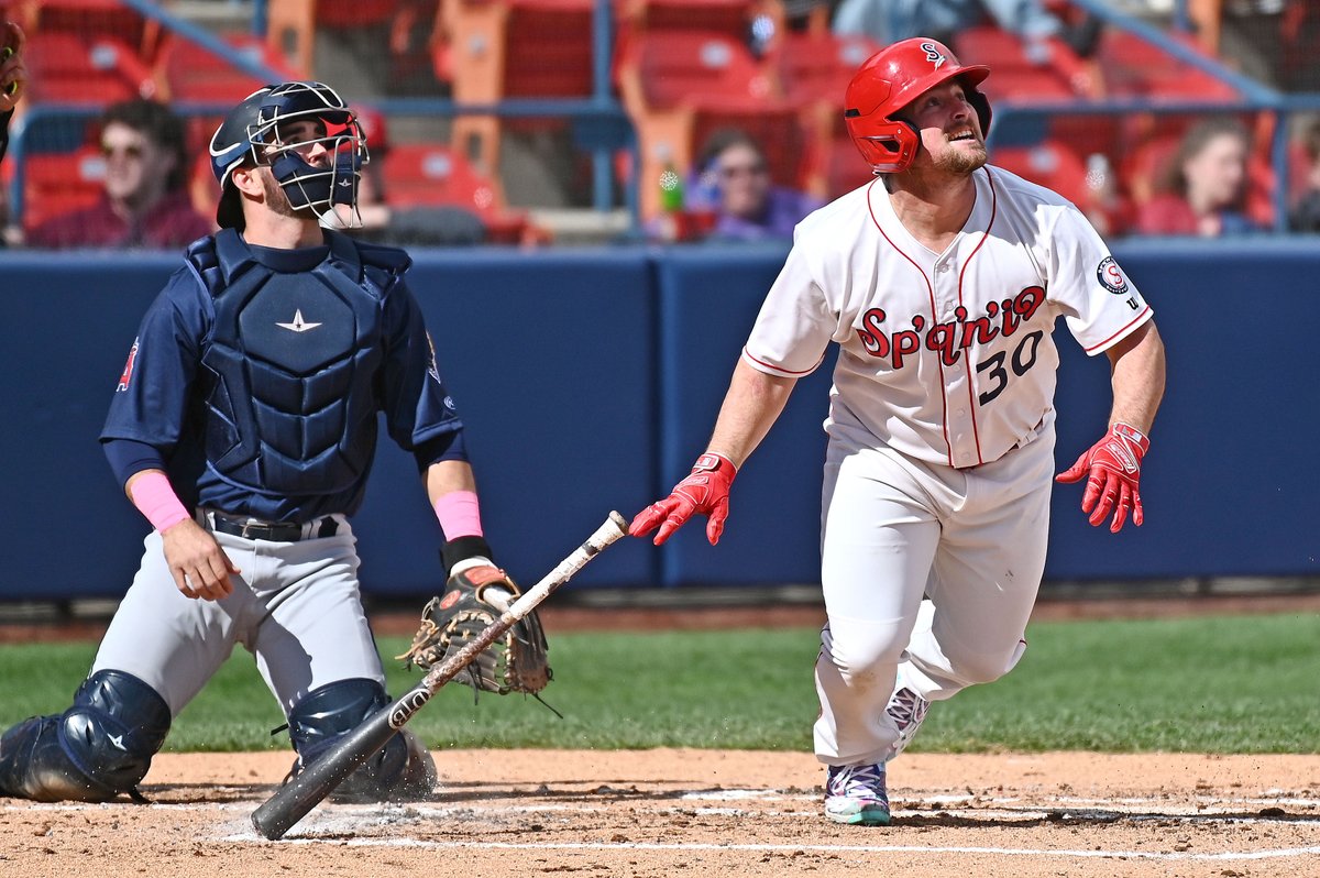 spokaneindians's tweet photo. 👋 Say hello to your new Northwest League leader in average (.293), slugging (.531), and OPS (.891).

#GoSpo x @ColinSimpson30 https://t.co/q0IACCGDUJ