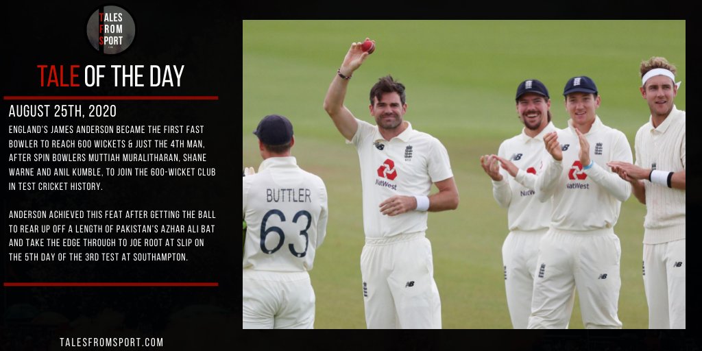 TalesFromSport's tweet photo. #TaleOfTheDay
Ft. James Anderson & @englandcricket
#OnThisDay https://t.co/EkZVxCm2N6