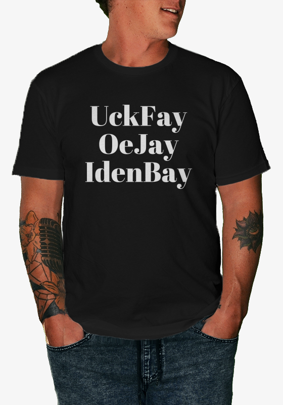 Thehealingguy's tweet photo. #FJB in Pig Latin!
https://t.co/F2QfMUNlnu https://t.co/0AZAAySofA