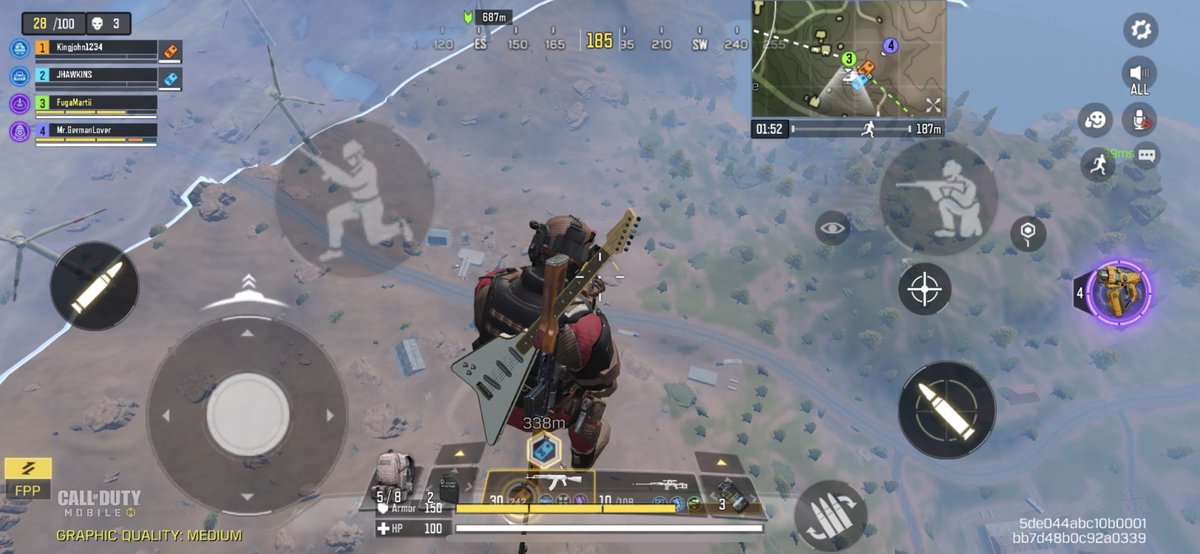 PoweredbyMartin's tweet photo. @codmINTEL last night my game glitched after flying the fighter jet and exiting the jet to try to save my team. I ended up being stuck in the sky somehow until I finally figured out how to “jump off the sky” there’s a phrase you’ve never heard before haha https://t.co/XohjNpbn8I