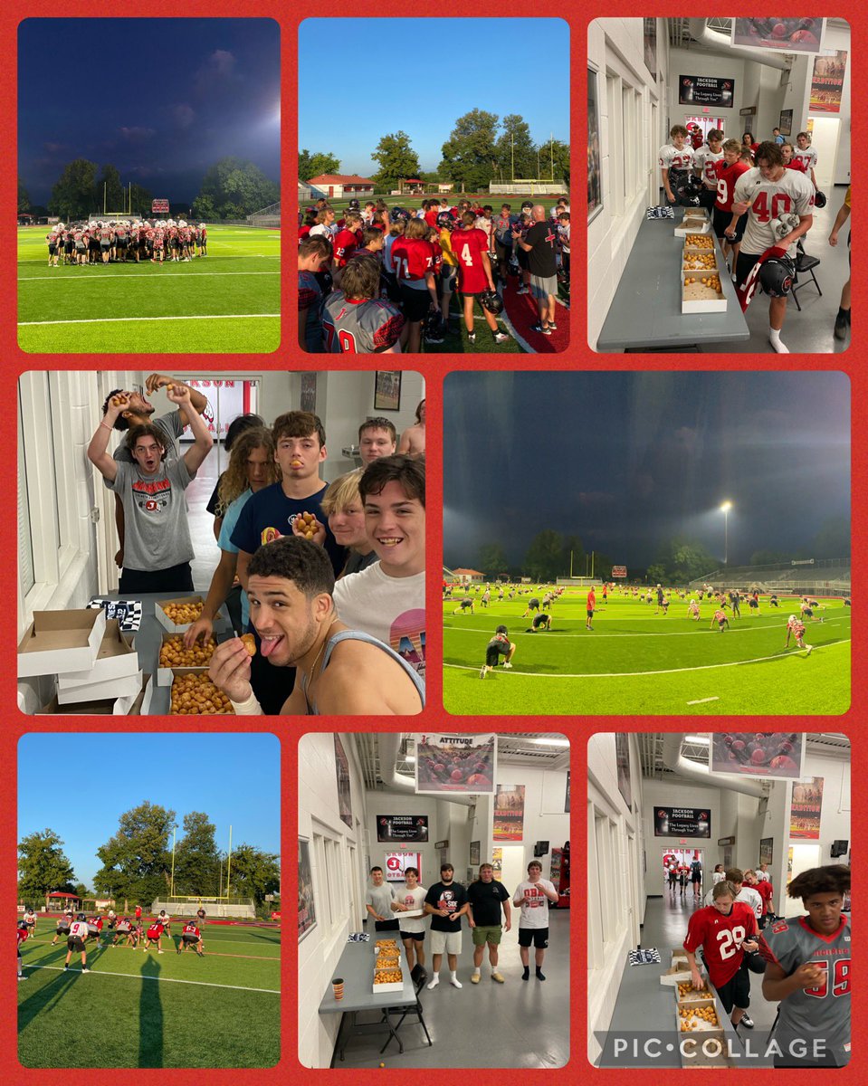 knightfbnation's tweet photo. No Repeat Thursday!! Solid morning of work &amp; focus!! The donut holes were a SWEET way to finish!! Huge shoutout to the team mom who took the time to pickup &amp; deliver!! #gratitude #Arete https://t.co/vdx2TRFyE5