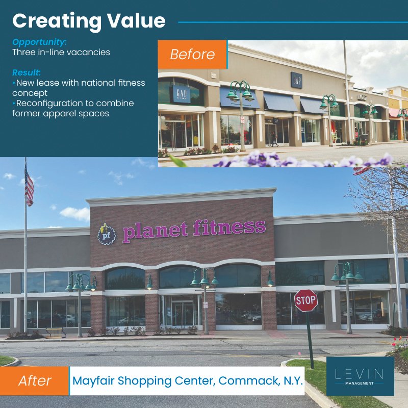 LEVINMGT's tweet photo. Modern tenant mix is all about balance – including the incorporation of top names in ecommerce-resistant, traffic-driving categories. Elevating properties is what we do best. LMC can position your portfolio for success.  
#team #constructionmanagement #leasing #cre #success https://t.co/2qXTbYfM8B