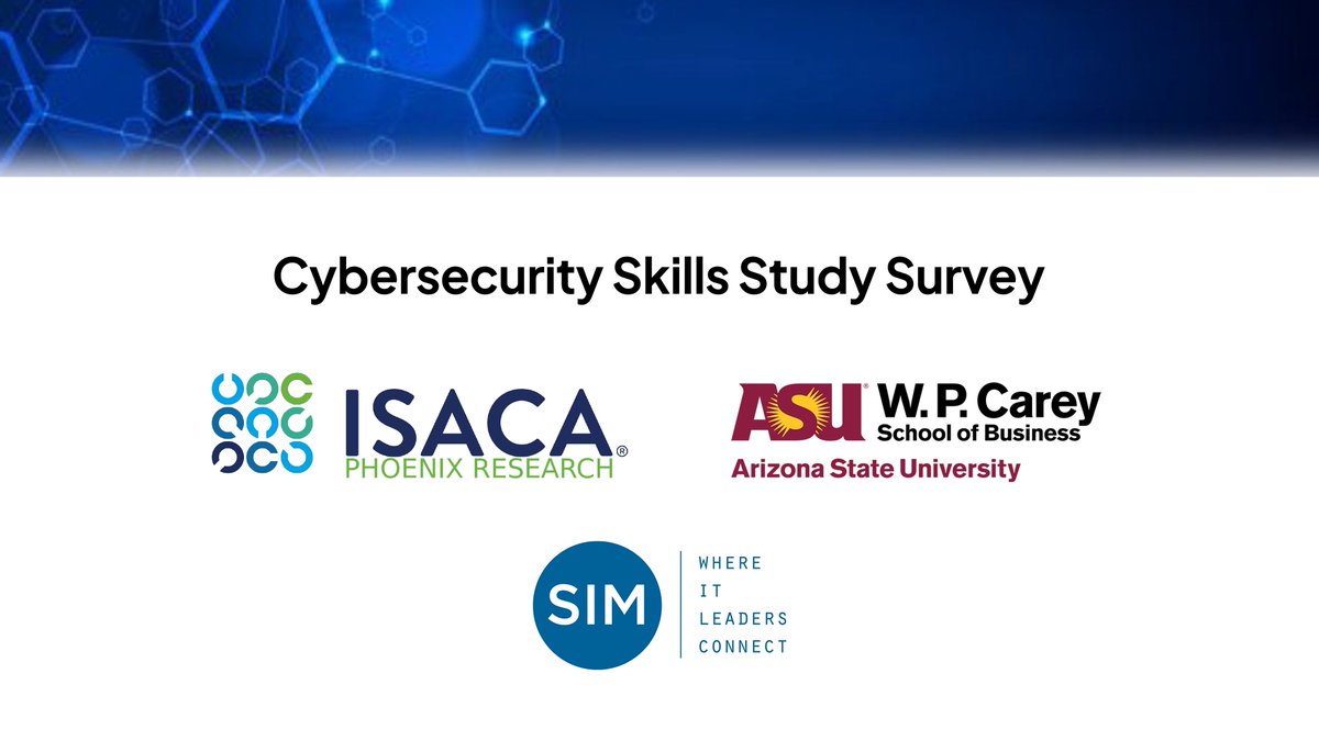 Deadline approaching! Please share your insights on the  #cybersecurity skills you look for when recruiting new #securitytalent.

Let's work to bridge the #skillsgap and talent crisis in security: wpcareyschool.qualtrics.com/jfe/form/SV_6o…