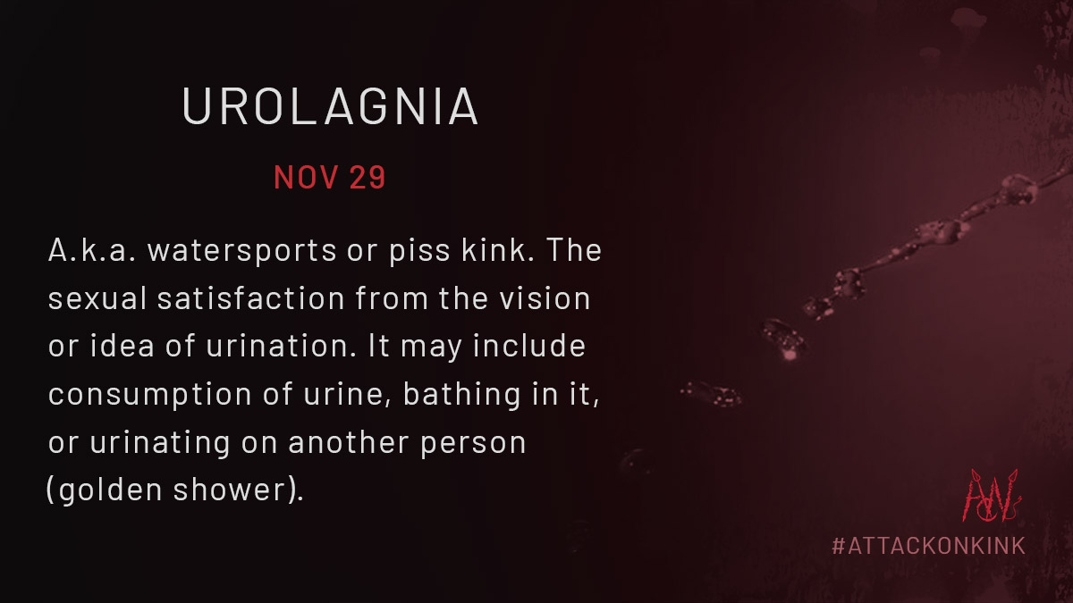 AttackonKink's tweet photo. Nov 29 | Urolagnia 🚿
What happens if a clean freak meats someone with a piss kink? Shower us with your fanworks for this prompt! 
#attackonkink #AOTpromptfest #kinkyprompts https://t.co/Cpds0uaieY