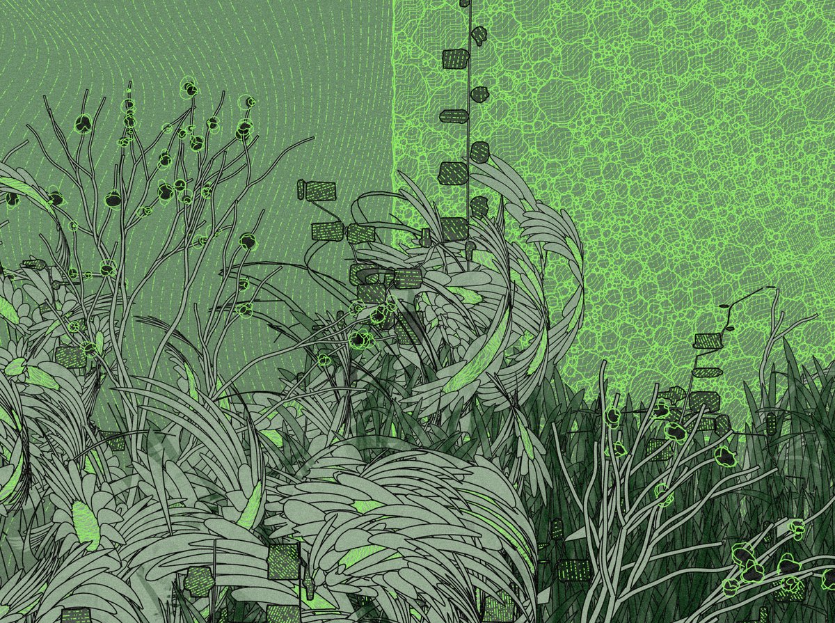 zancan's tweet photo. one out of many WIPs /exploring/experimenting/evolving hopefully 🌿 https://t.co/17ouX11tPo
