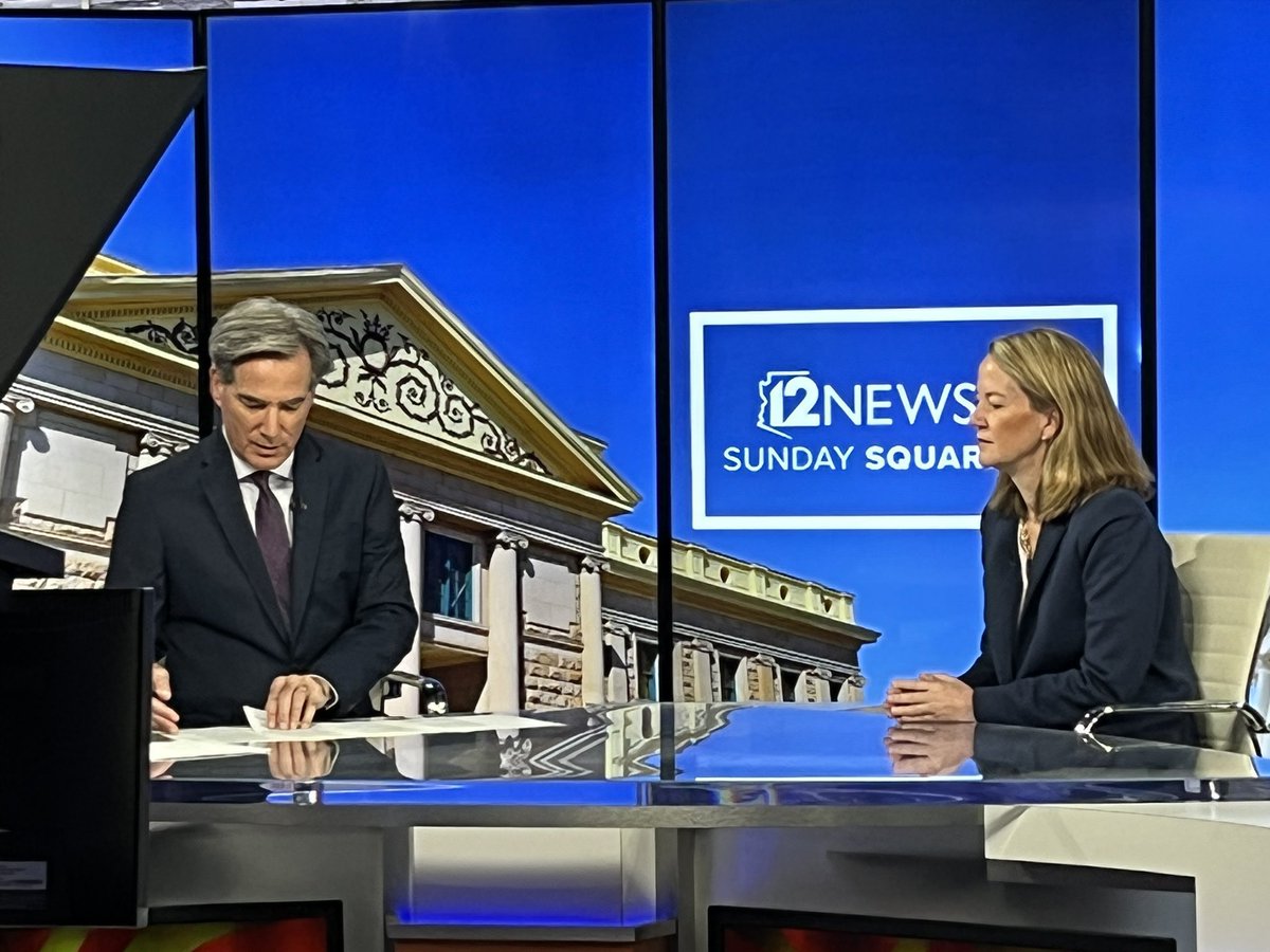 krismayes's tweet photo. Had a great discussion this morning with @brahmresnik about what I will do to protect ALL Arizonans as your next Attorney General. My opponent was invited to join for a debate, but turned it down. #LawyerForThePeople https://t.co/EwvzXU2xGS