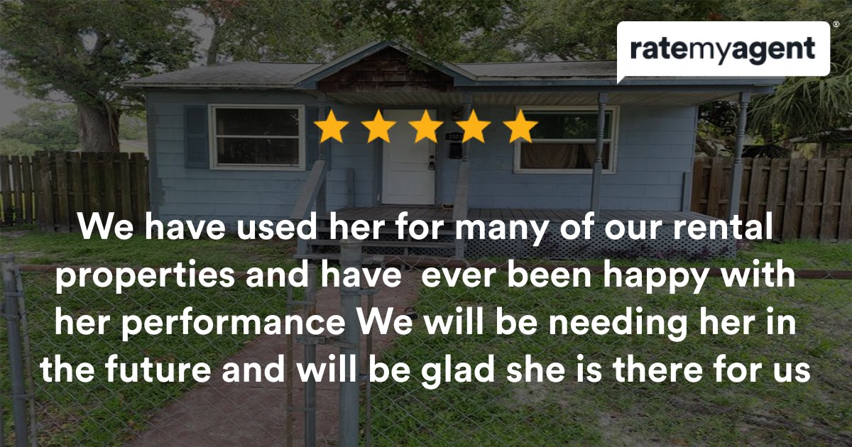 lorrainespin's tweet photo. My latest #RateMyAgent review in St. Petersburg

...
#ratemyagent #realestate #Coldwell_Banker_Realty
https://t.co/8biL8mrFiq https://t.co/vPP2ciG2NF