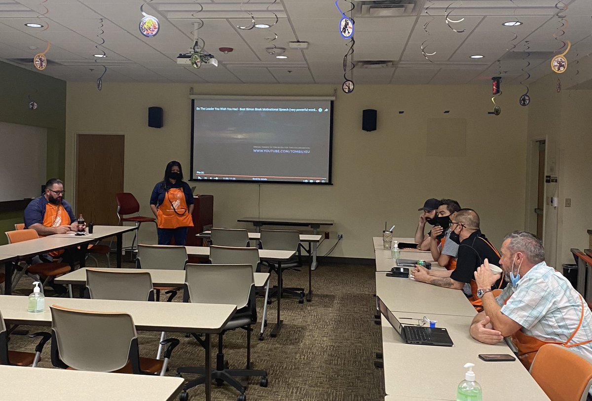 OM Lenis did a great job leading a discussion on inspirational leadership: “Be the boss you wish you had.” Great job facilitating, and thank you for putting this together for the team! #inspire #develop