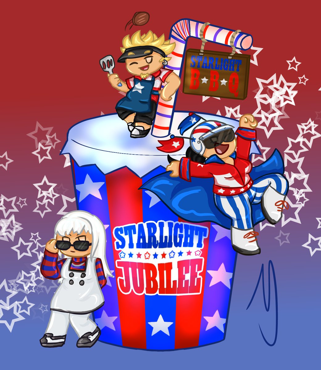 viktheclown's tweet photo. For today, the randomizer chose the most American of holidays, and I decided to merge both of them together as they're practically the same lmao
.
#papalouie #fliplinestudios #marty #boomer #whippa #starlightjubilee #starlightbbq https://t.co/kJCms9OE30