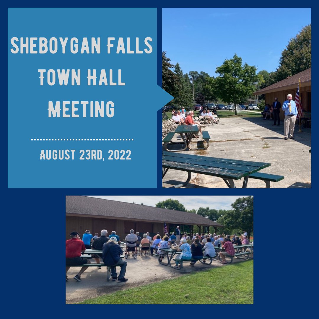 RepGrothman's tweet photo. Thank you to everyone who came out to my town hall meetings this week in #SheboyganFalls, #Cedarburg, #Rosendale, and #Omro! I always enjoy engaging in conversation, providing an update on my work in Congress and answering your questions. #WI06 https://t.co/prBW66hVeD