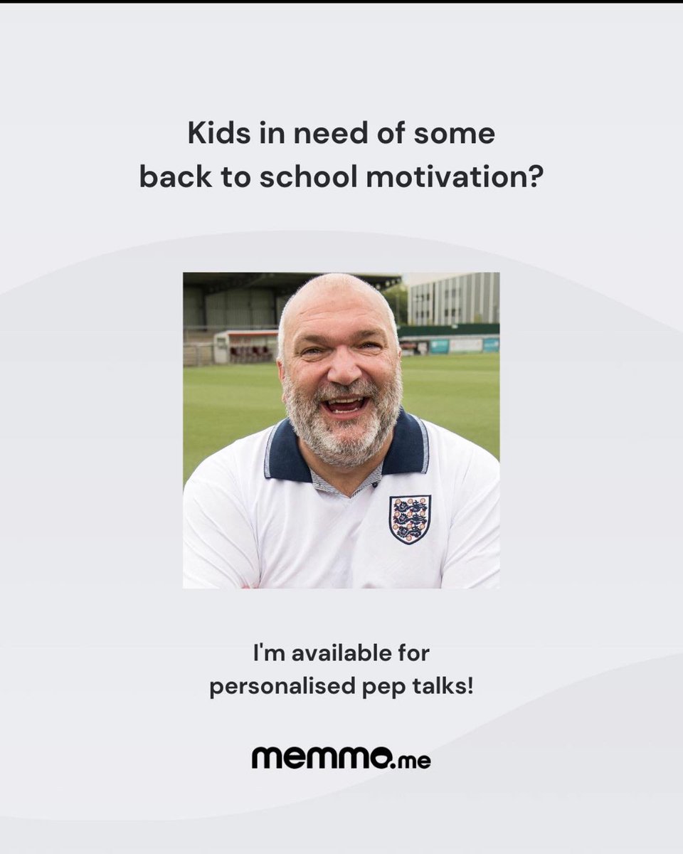 Anyone in need of some back to work or school motivation..Razors here 🤓👍🏼.. receive the video within 24 hours .. order here 👉🏼 memmo.me/p/neil-ruddock… @memmo_uk @RealRazor