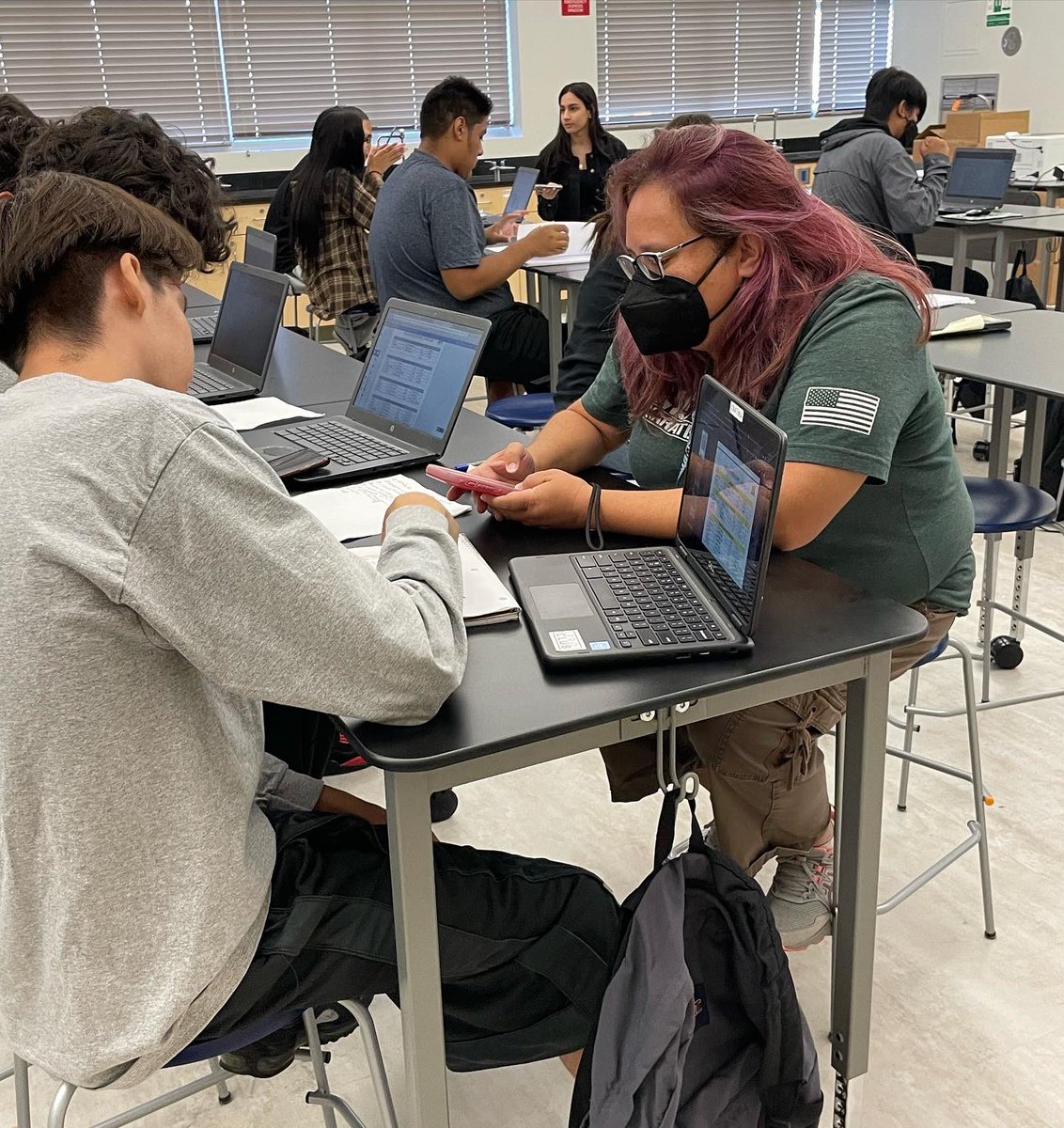 MsMcMurrin's tweet photo. Mr. Aslanyan and Ms. Lauderbach’s chemistry students are working on scientific notation today!!! https://t.co/XTYheO1kFv