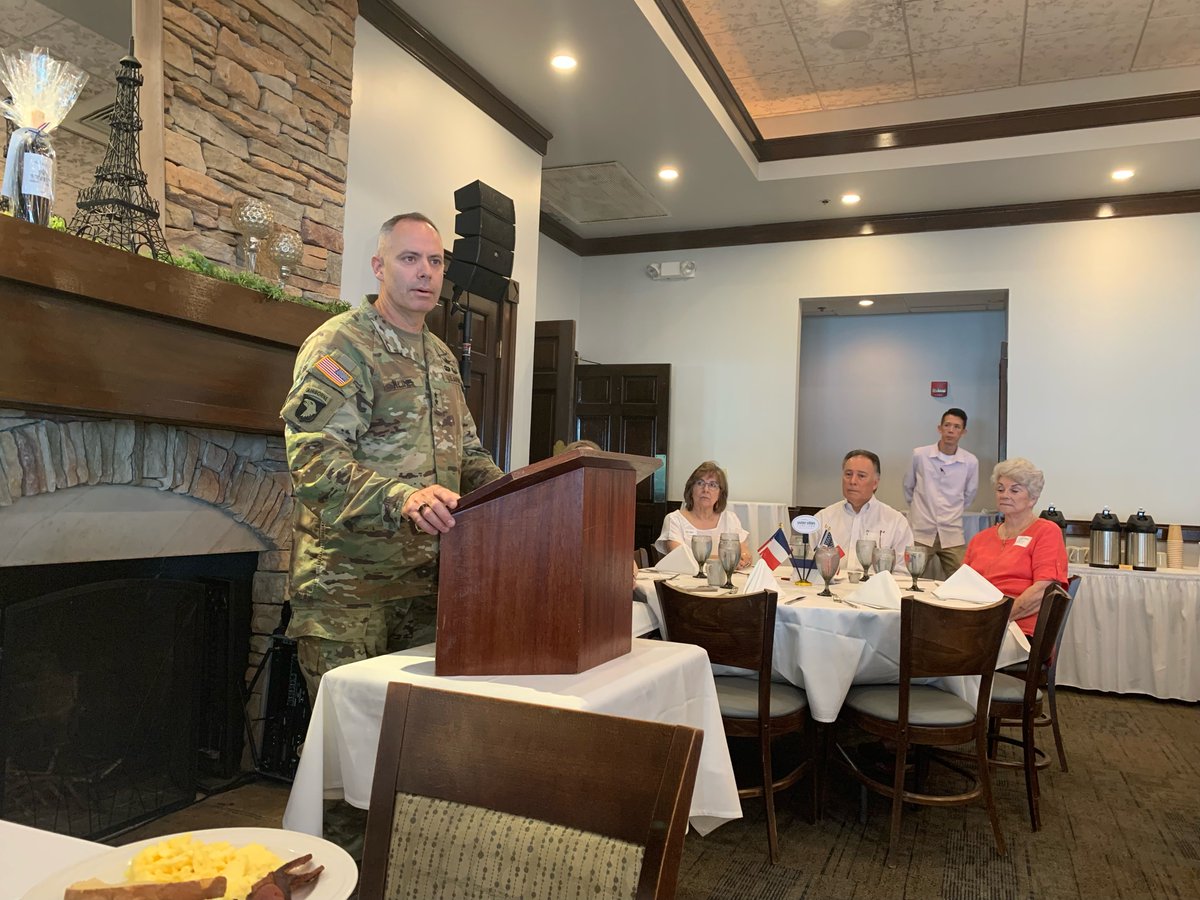 U.S. Army CIMT (@usacimt) on Twitter photo Today, our CG @Johnklinearmy was a guest speaker at the Sister Cities Yorktown speaking on "The Value of International Relationships"!
<a href="/USArmy/">U.S. Army</a>
<a href="/TRADOC/">U.S. Army TRADOC</a>
<a href="/PaulFunk2/">GEN Paul E. Funk II</a>
<a href="/TradocDCG/">LTG David Francis</a>
<a href="/CSM_CIMT/">CSM_CIMT</a> Today, our CG @Johnklinearmy was a guest speaker at the Sister Cities Yorktown speaking on "The Value of International Relationships"!
<a href="/USArmy/">U.S. Army</a>
<a href="/TRADOC/">U.S. Army TRADOC</a>
<a href="/PaulFunk2/">GEN Paul E. Funk II</a>
<a href="/TradocDCG/">LTG David Francis</a>
<a href="/CSM_CIMT/">CSM_CIMT</a>