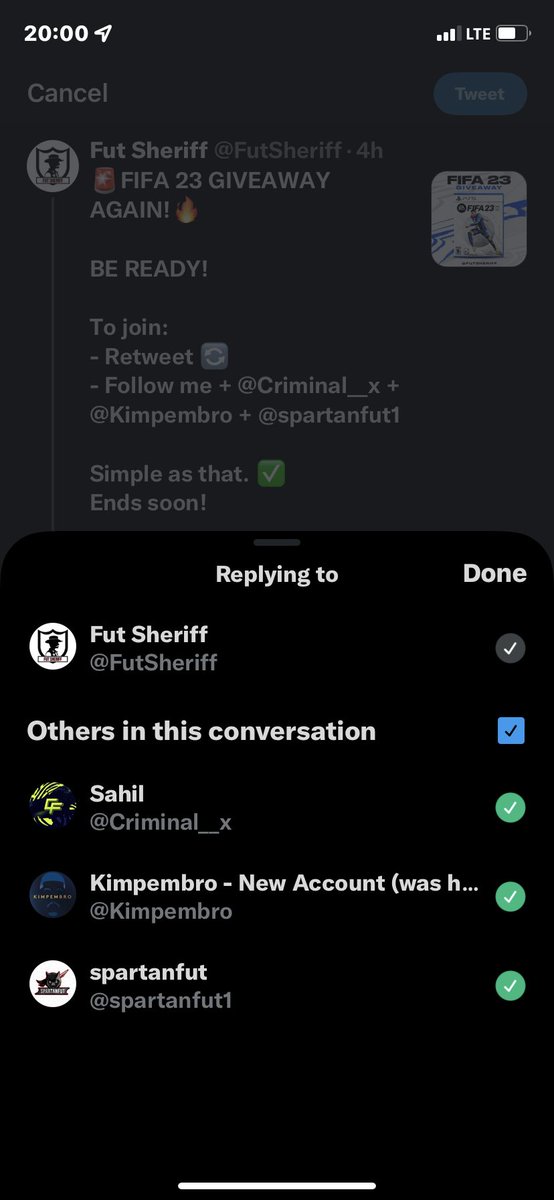 Strupenko's tweet photo. @FutSheriff @Criminal__x @Kimpembro @spartanfut1 DONE ✅ https://t.co/AjvmLdUyeF