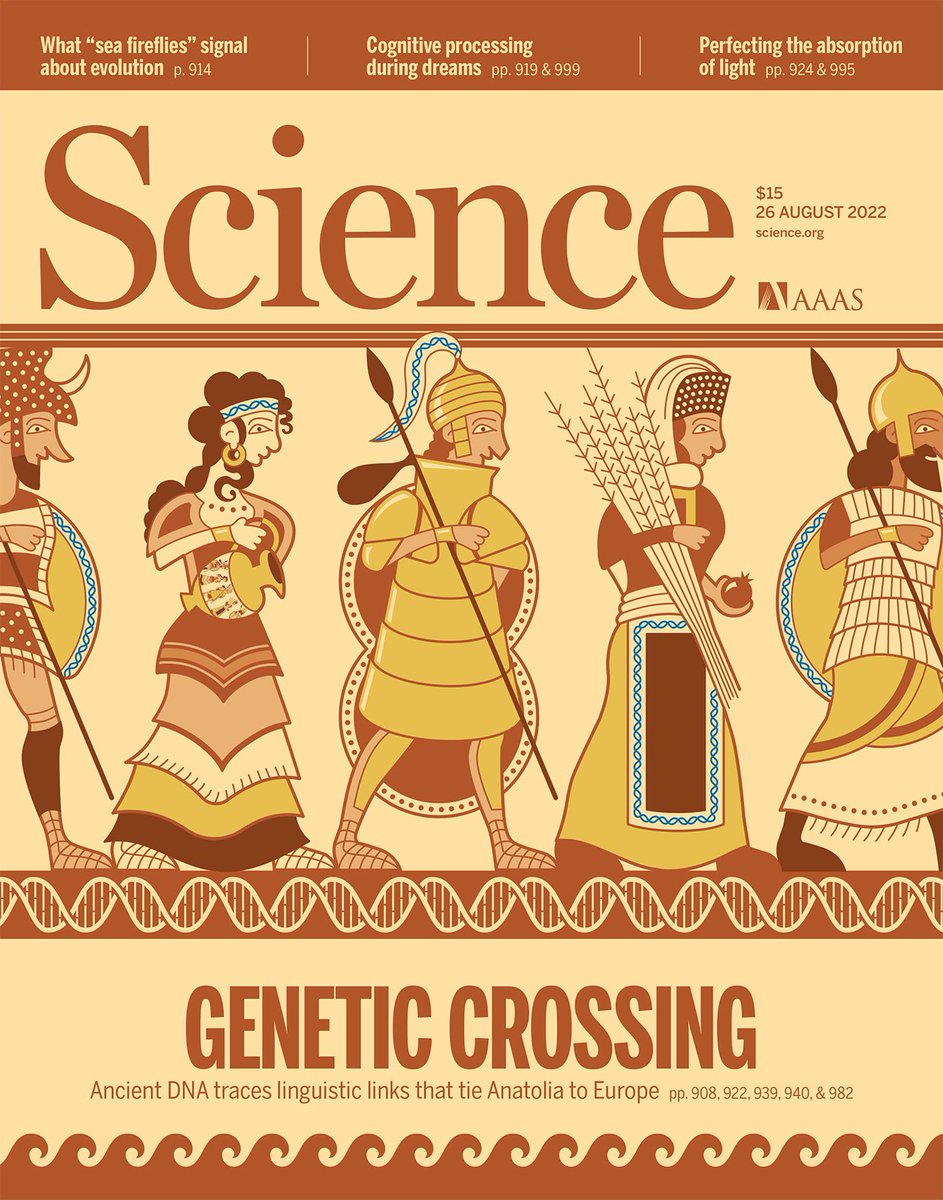 The Southern Arc papers are now published in @ScienceMagazine The study was originally conceived as the joint genetic history of the neighboring regions of West Asia and Southeastern Europe but there were just too many interesting findings to fit in one paper, so we have three!