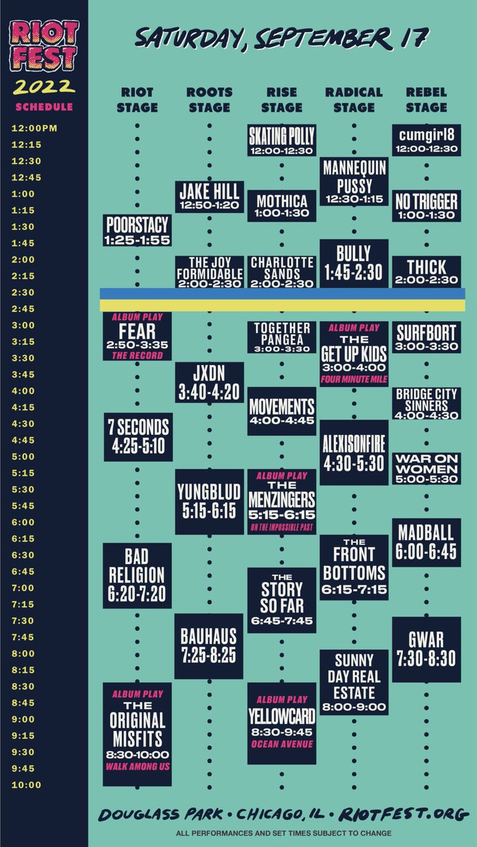 BAUHAUS plays Riot Fest on Sept 17 on the Roots Stage from 7:25-8:25.
Tickets at bit.ly/3MYYqKC