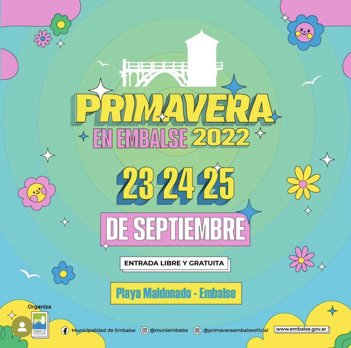 Yeah nos vemos en embalse este año ❤️❤️❤️❤️<a href="/MuniEmbalse/">MunicipalidadEmbalse</a>