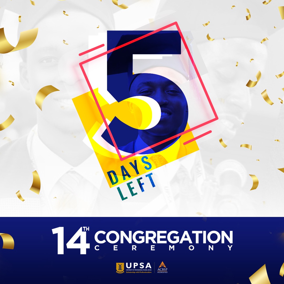 upsaccra's tweet photo. ⏰The ️countdown to the 14th Congregation Ceremony has officially commenced.

Get ready with our comprehensive guide to the highly anticipated #graduation2022.

#UPSA #UPSAGrad2022 #weloveupsa https://t.co/g9nejPAXhh