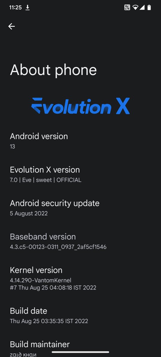 akshat19p's tweet photo. Finally installed #Android13 on #RedmiNote10pro (sweet) 🙌... @EvolutionXROM https://t.co/H7HoRV0zC7