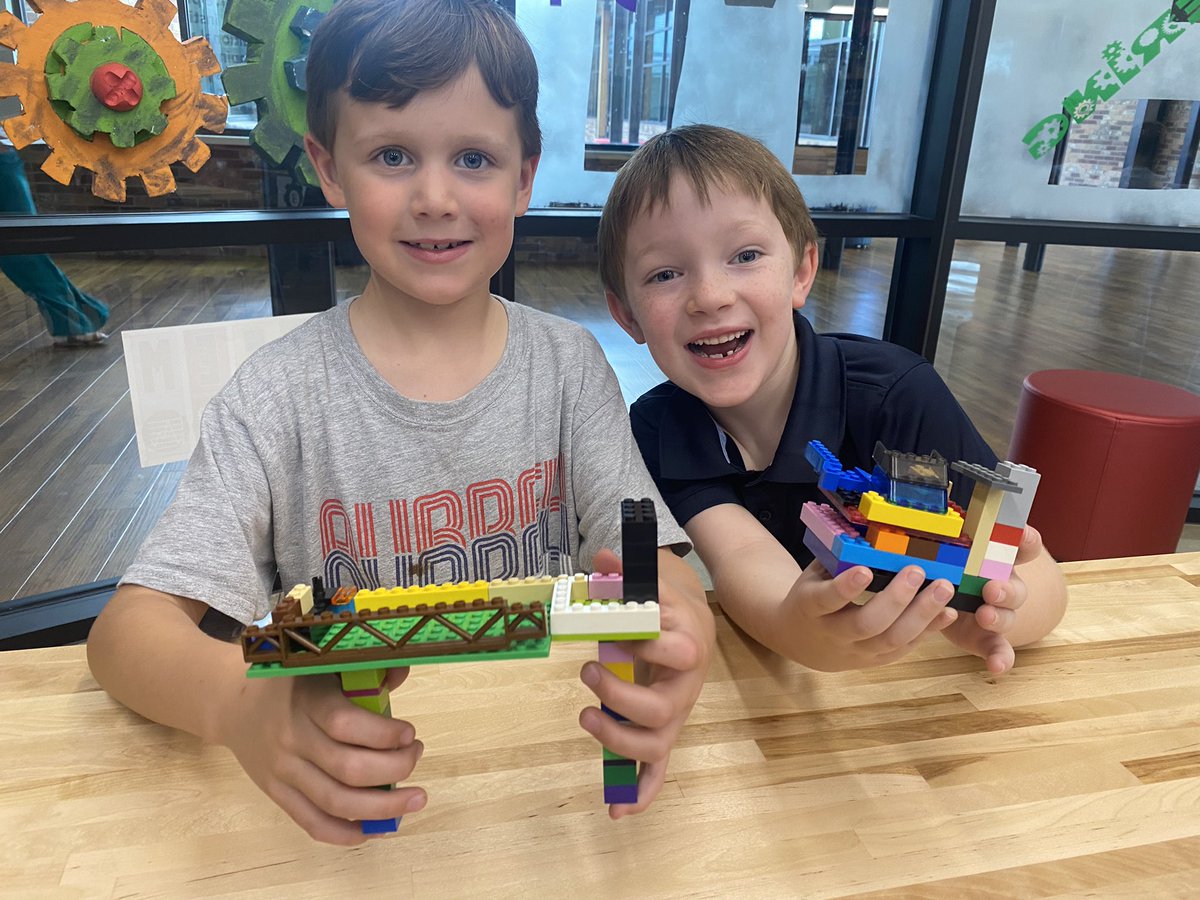 bomanlynn's tweet photo. This week in STEM we are learning all about engineers! Who wants to be an engineer?! Check out some of our Lego creations after reading Rosie Revere, Engineer #engineerinthemaking @FullerElemAISD https://t.co/S0tiJfbp5j