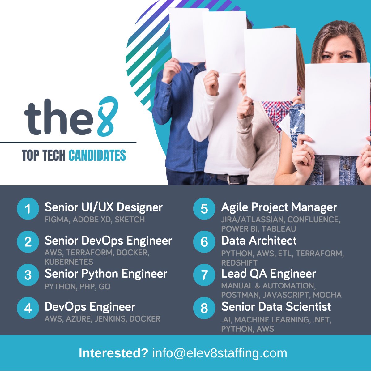 The 8 |  ⭐️ Are one of these candidates your next hire?

ow.ly/oajn50Ksqju