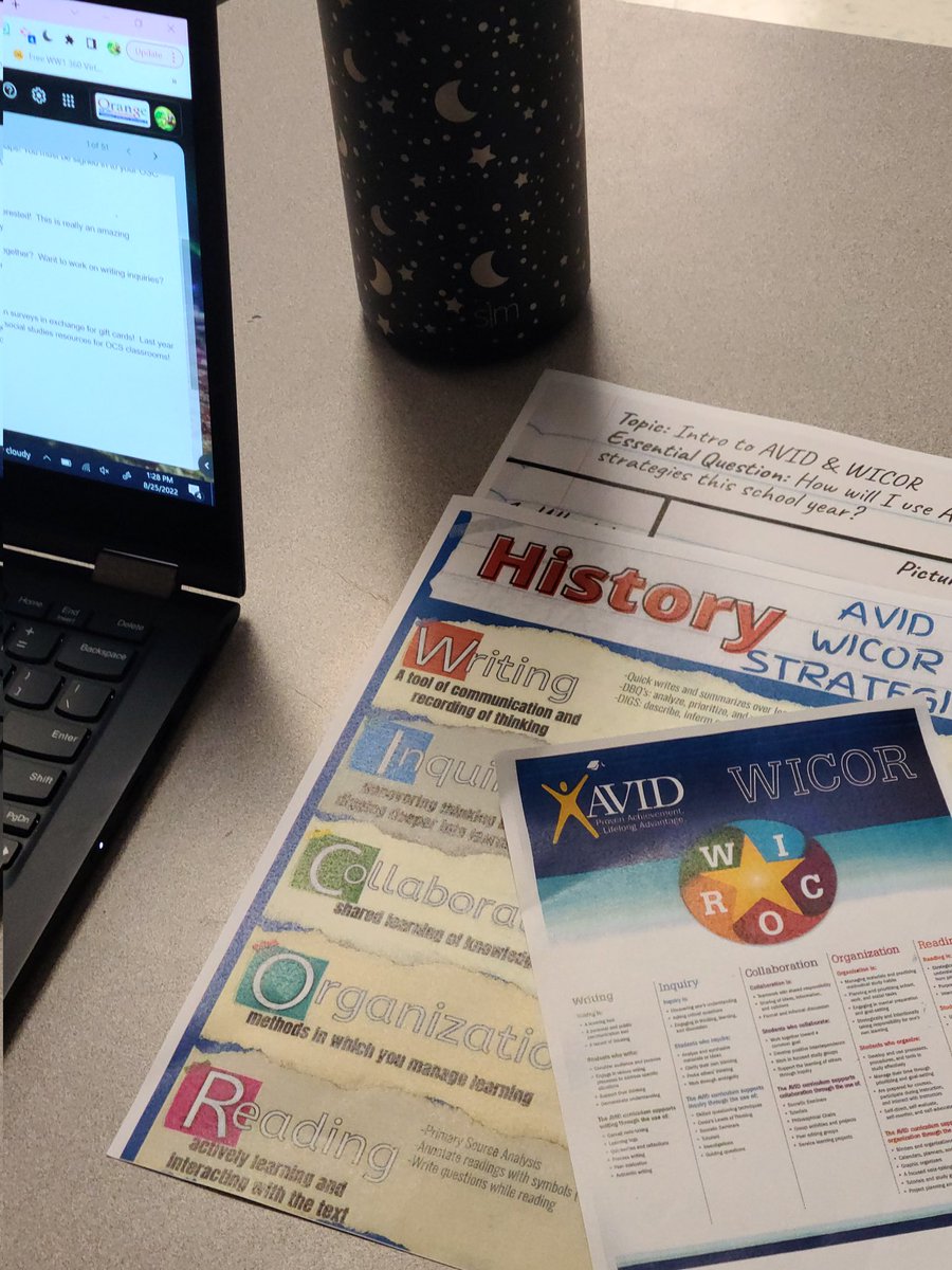 WitherspoonMSA's tweet image. Our AVID committee couldn&apos;t wait to share CSGs, WICOR and all things AVID with our staff #summerPD #fallLearning #onward #upward @ALSBulldogs @AVID4College @OrangeCoSchools