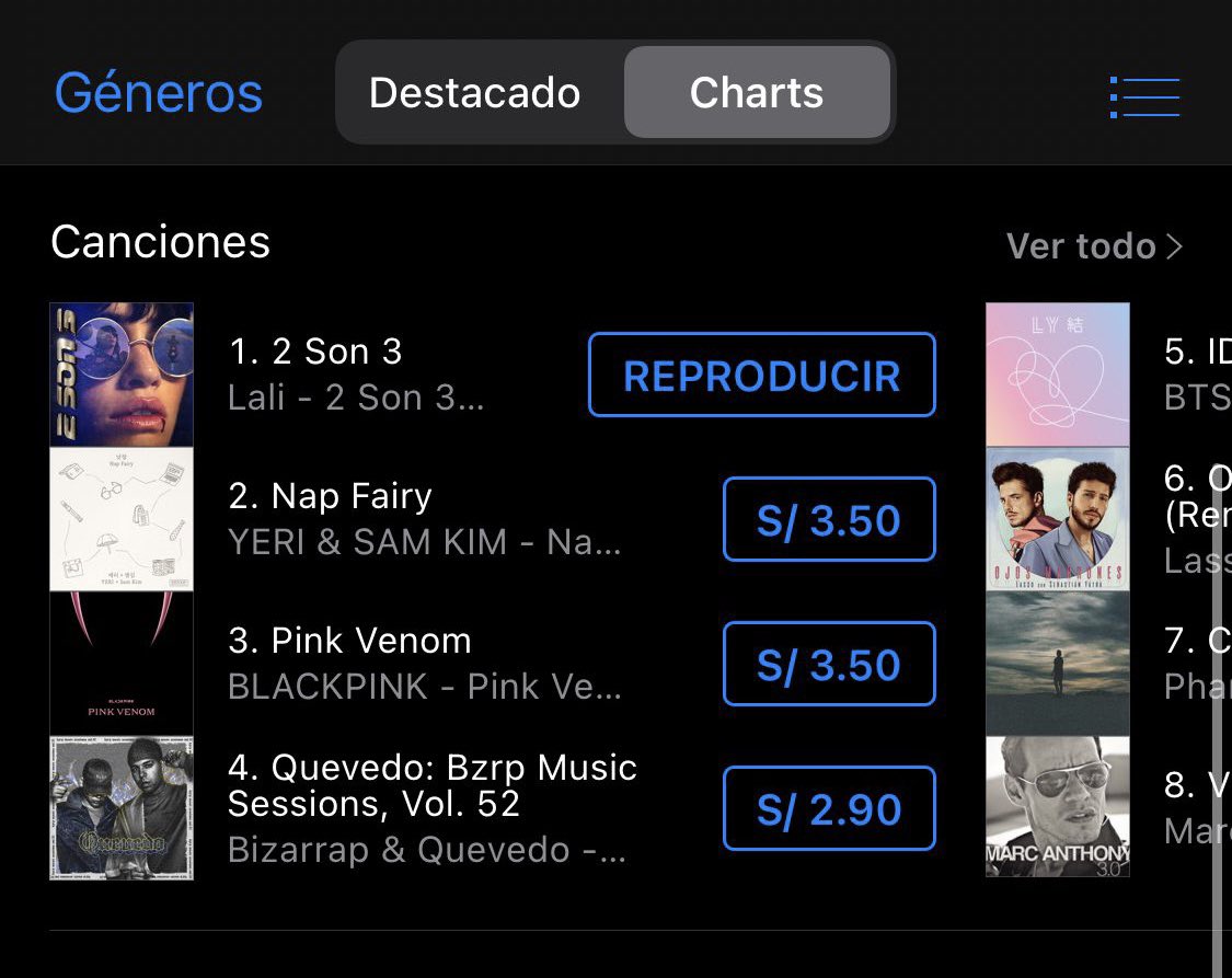FCOLaliMusicaPE's tweet photo. SE LOGRÓ!! 🔝
2SON3 ya es #1 en iTunes Perú 🇵🇪 

#Lali #2SON3 @lalioficial https://t.co/7zDRde6nr9