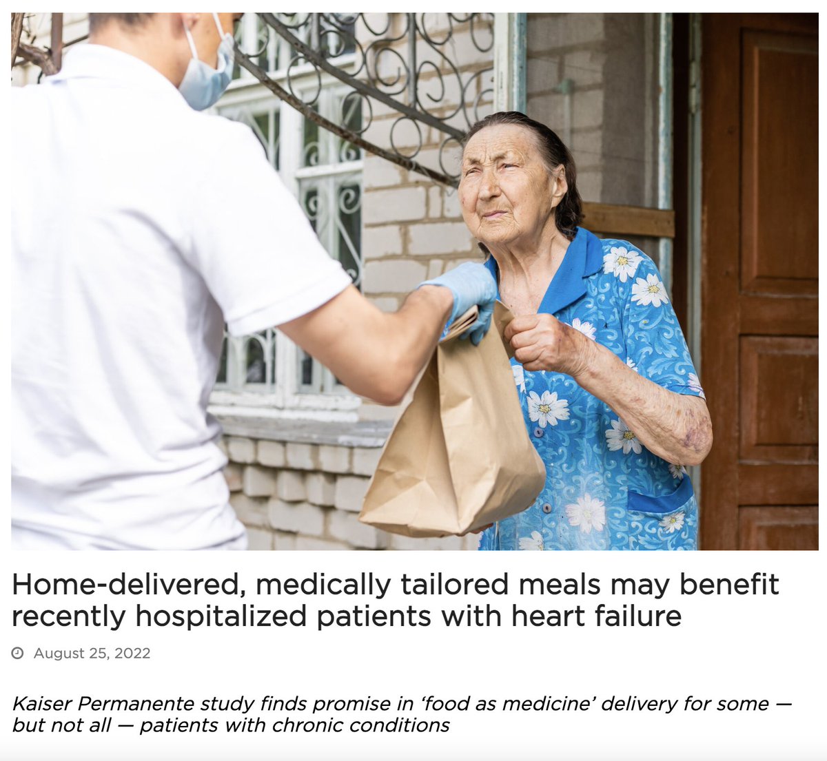 Kaiser Permanente Research NorCal (@kpdor) on Twitter photo How to use #foodasmedicine? Study in <a href="/MedicalCareLWW/">Medical Care</a> looks at #medicallytailoredmeals in patients with #diabetes #heartfailure #CKD
<a href="/asgmd1/">Alan Go</a> <a href="/KPDOR/">Kaiser Permanente Research NorCal</a> <a href="/kpnorcal/">KPNorthernCal</a> <a href="/spiceboxtravels/">Linda Shiue 薛 婉 玲, MD, Author of Spicebox Kitchen</a> <a href="/KPSanFrancisco/">Kaiser Permanente San Francisco</a> <a href="/KPCommHealth/">Kaiser Permanente Community Health</a> <a href="/PermanenteDocs/">PermanenteDoctors</a> #KPNOURISH #FoodIsMedicine
Story: ibit.ly/ZM_t How to use #foodasmedicine? Study in <a href="/MedicalCareLWW/">Medical Care</a> looks at #medicallytailoredmeals in patients with #diabetes #heartfailure #CKD
<a href="/asgmd1/">Alan Go</a> <a href="/KPDOR/">Kaiser Permanente Research NorCal</a> <a href="/kpnorcal/">KPNorthernCal</a> <a href="/spiceboxtravels/">Linda Shiue 薛 婉 玲, MD, Author of Spicebox Kitchen</a> <a href="/KPSanFrancisco/">Kaiser Permanente San Francisco</a> <a href="/KPCommHealth/">Kaiser Permanente Community Health</a> <a href="/PermanenteDocs/">PermanenteDoctors</a> #KPNOURISH #FoodIsMedicine
Story: ibit.ly/ZM_t