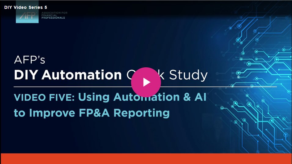 JGlenzerAFP's tweet photo. Have you tried using automation to help with communication? @BenWann_CMA explains how you can improve and expedite variance reports using simple tools that add natural language generation and self-service editing to your toolkit. https://t.co/AkW5EgrxR0 https://t.co/xdTK7CWpQX