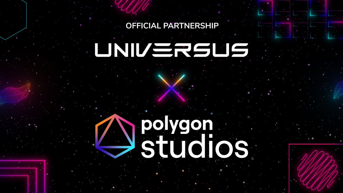 universusgame's tweet photo. Hey explorers, we are thrilled to announce our OFFICIAL PARTNERSHIP with @polygonstudios 

We have been chasing innovative &amp; reliable partners with the same ideals that would help us provide access to everyone with speed and security since the start of our project. https://t.co/zMDWtQMZU5
