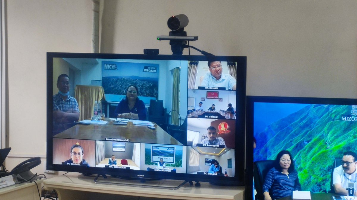 General Administration Department (GAD) Principal Secretary Navin Kumar Choudhury on Thursday chaired a virtual meeting with all eleven (11) District Magistrates and discussed various steps to improve public administration &amp; public grievance redressal mechanism in Mizoram.