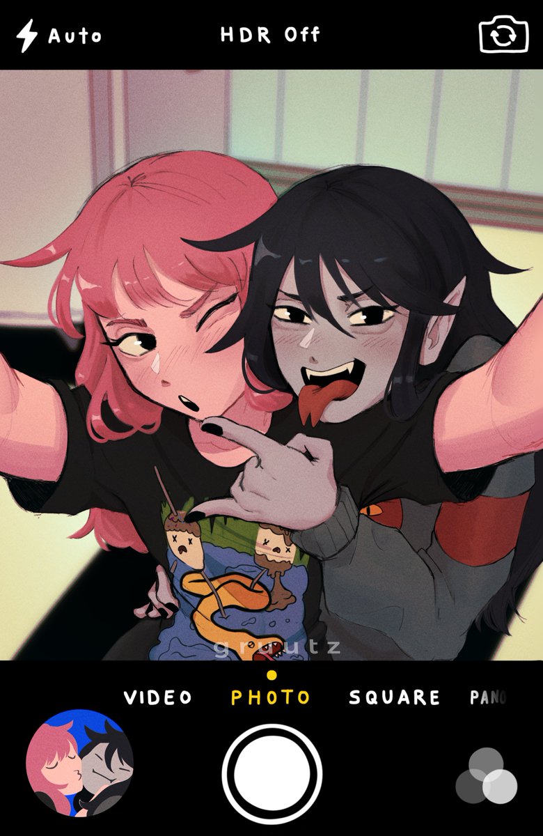 stinkyymouse's tweet photo. jujuba e marceline tirando fotinha >:)
#bubbline https://t.co/ak9Quyoyhs