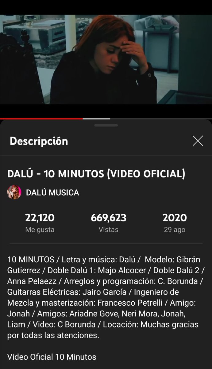 PrezRiveraAbig1's tweet image. ¿Y tú, ya estás reproduciendo #10MINUTOS de Dalú? 🖤
