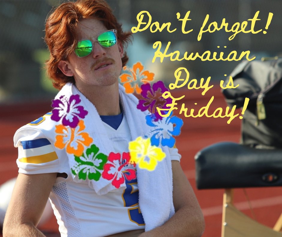Don’t forget! Hawaiian Day is tomorrow. First home game of the season versus Desoto Central. Gofan ticket link will be posted tomorrow. <a href="/NorrisGoTobie/">Carter Norris</a> <a href="/SHS_Warrior_FB/">Senatobia Warrior FB</a> <a href="/shstobiecheer/">Senatobia HS Cheer</a> #tobiepride