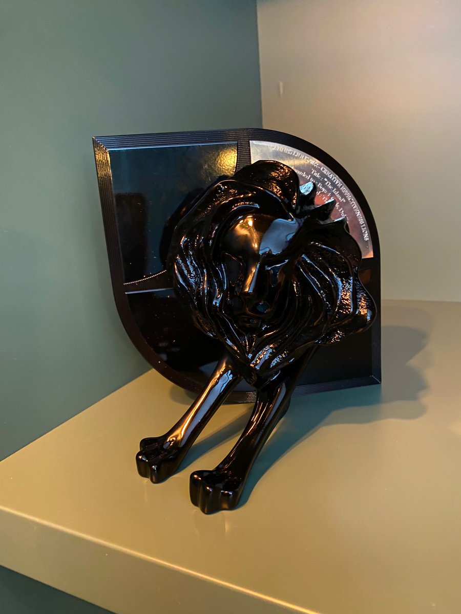 Incredibly proud to have our silver in Creative Effectiveness for our @ThreeIreland Connected Island campaign at @Cannes_Lions arrive at Bloomfield House today. A very special moment and an amazing achievement, cementing our position as Ireland’s most effective creative agency.