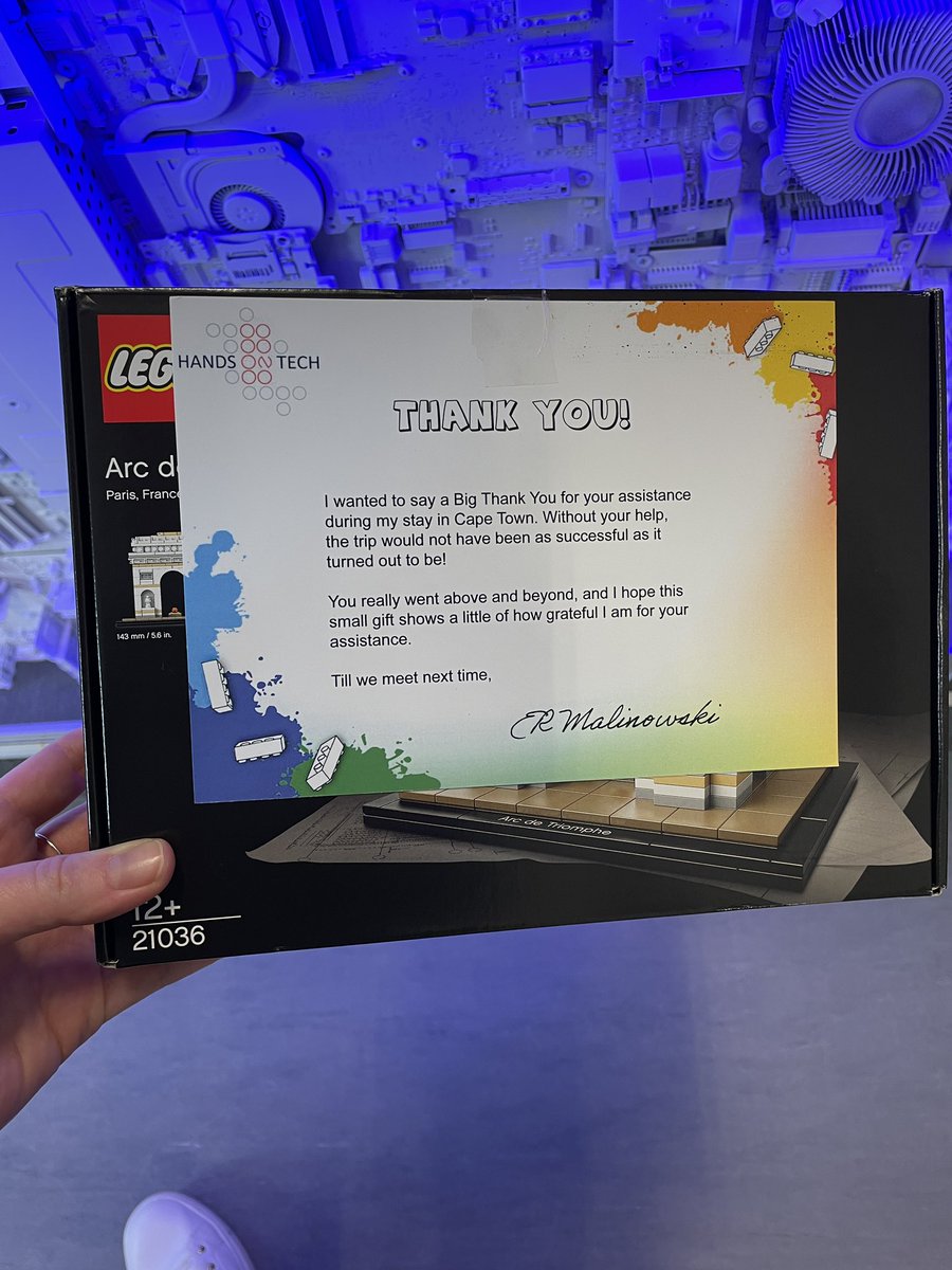THANK YOU <a href="/handsontechsa/">Hands on Tech</a> for surprising us with the cutest gift today! <a href="/WGJS1/">Wynberg Girls' Junior School</a> loved having you, please visit us again soon! #Lego