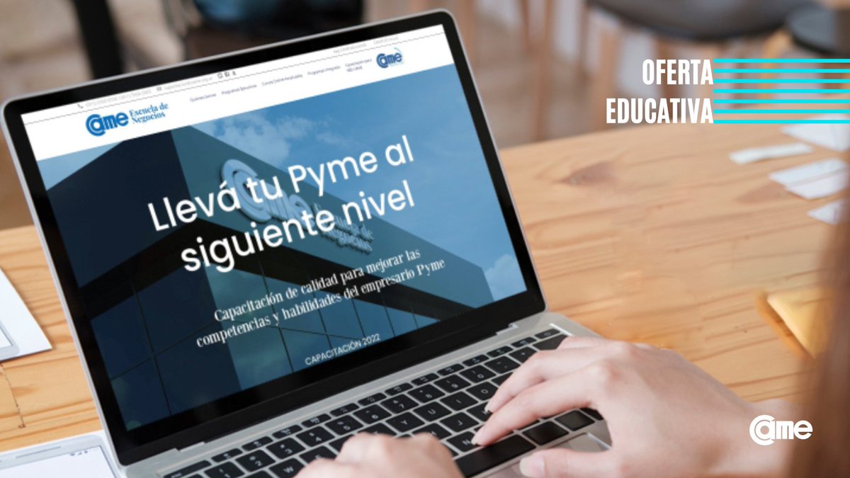 ¿Buscás una capacitación que impacte en el desarrollo de tu negocio? Conocé nuestra oferta educativa y elegí tu próximo curso.
Mirá 👉 bit.ly/3POqfq7
¡En <a href="/redcame/">CAME</a> seguimos apostando a la formación pyme!