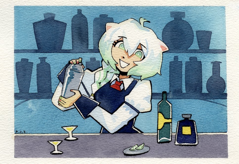 Limealicious's tweet photo. Could this really be happening? Could it really be time?

VA-11 Hall-A over at https://t.co/RAtKTiZzeb ! We bartendin'.

#vinesauce #vtuber https://t.co/4cb9ZnJ7My