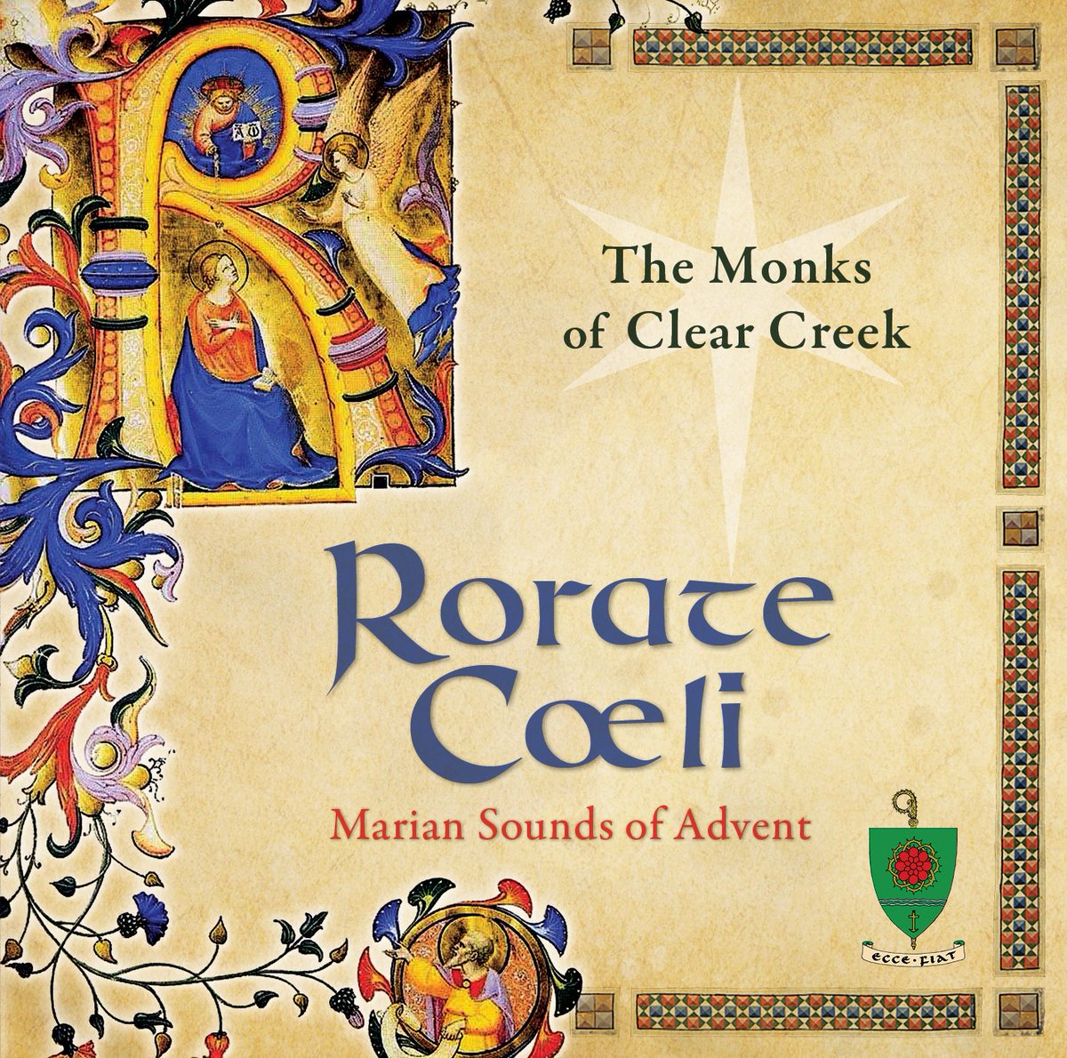Thrilled to announce Rorate Cœli: Marian Sounds of Advent 
By: The Monks of Clear Creek
..this gorgeous new recording is coming soon! 
Here is the beautiful cover- we can't wait to share more with you!