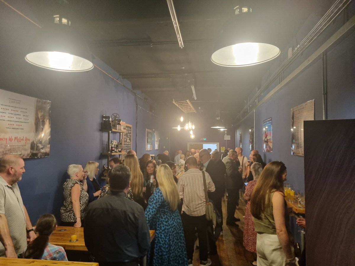 We're at #LeighFilmFactory tonight celebrating the INCREDIBLE work <a href="/LeighFilm/">Leigh Film - Charity</a> have done to build their community cinema with their community 🎉

We're so pleased to have played a part in making this happen with #NationalLottery funding through our Stratgeic Fund. Congratulations!