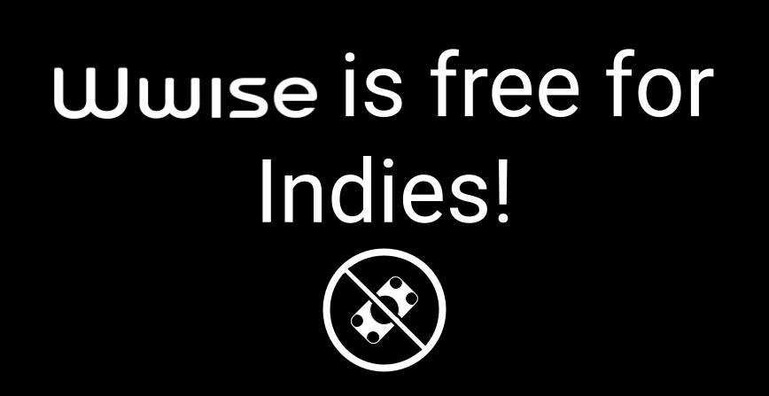 Have you heard the good news? #Wwise is free for Indies! In this week's blog, our Head of Licensing <a href="/AKMikeD/">Mike D.</a> goes over exactly what that means and how we got here.

#GameAudio #GameDev #IndieDev #IndieGameDev
hubs.ly/Q01kYvGD0