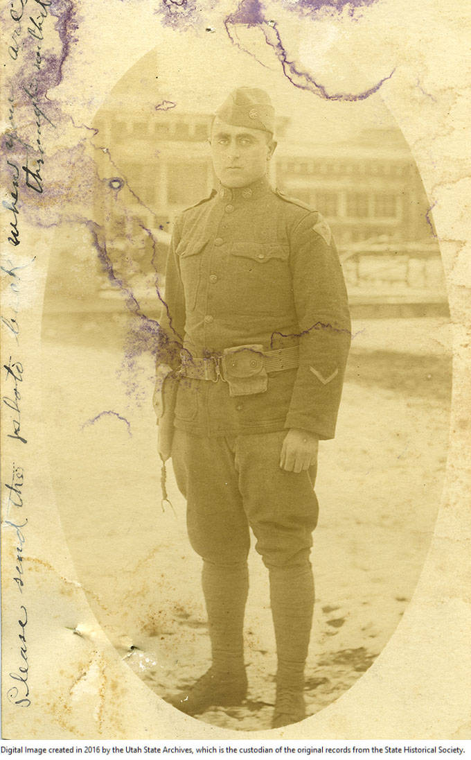 UtahArchives's tweet image. Kalousd Kizerian was born in 1892 in the small village of Zara in Armenia. After immigrating to America, he joined the Army during #WWI. Upon his return to Utah, he worked as a postman for 32 years in Salt Lake City. Read more: bit.ly/3wwYag2